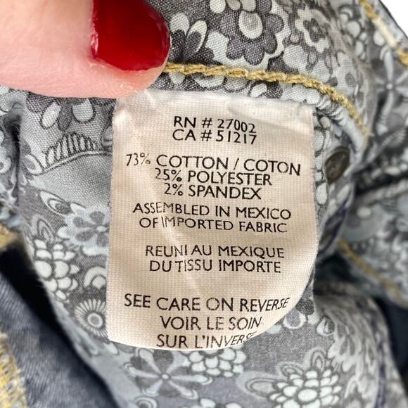 Paige Canyon Shorts Women's Bermuda Mid-Rise Medium Washed Denim Blue Size 27 - Picture 10 of 13